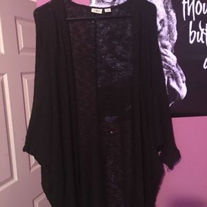 Cato black light poncho shrug  size L